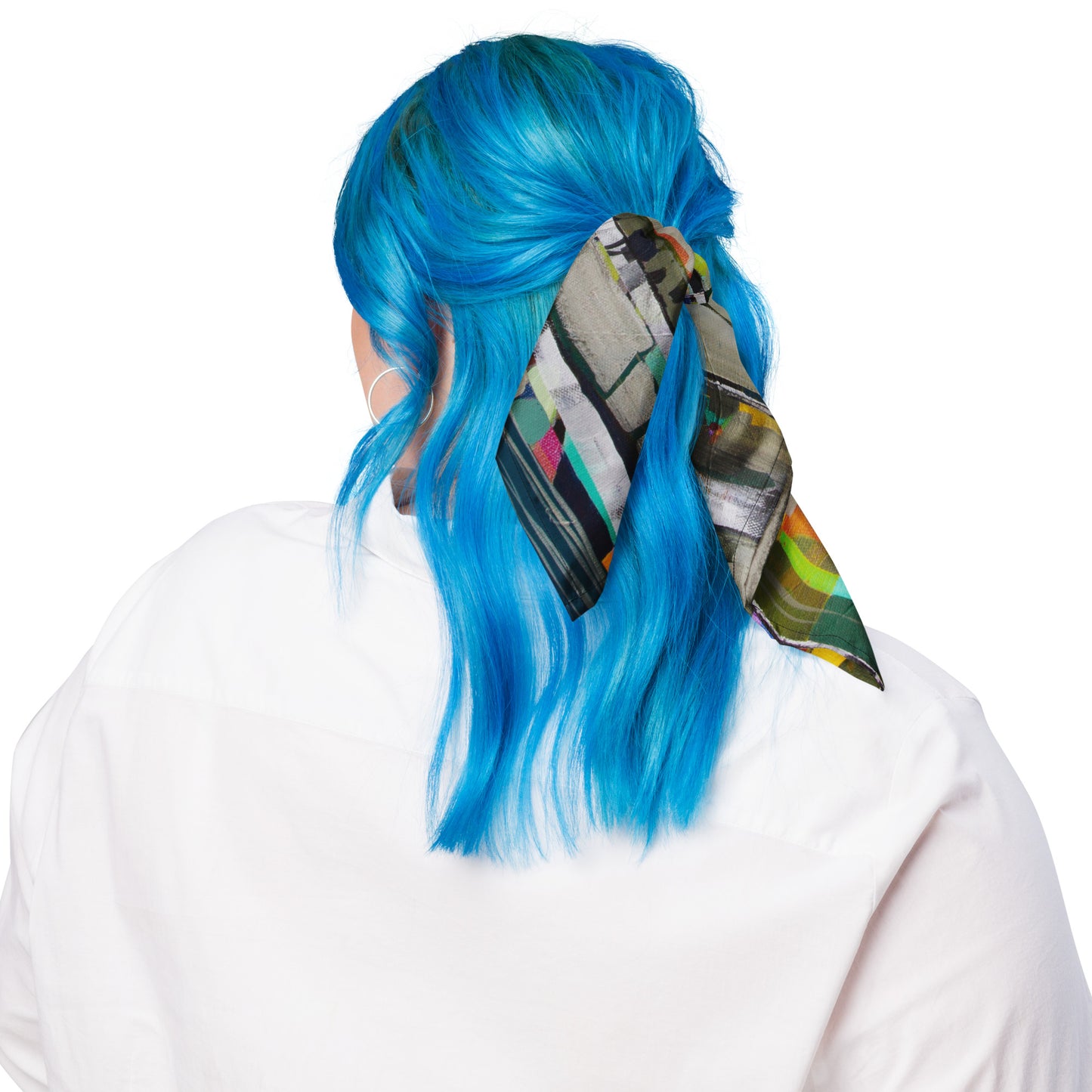 Dog & People Bandana "Teal Birches"