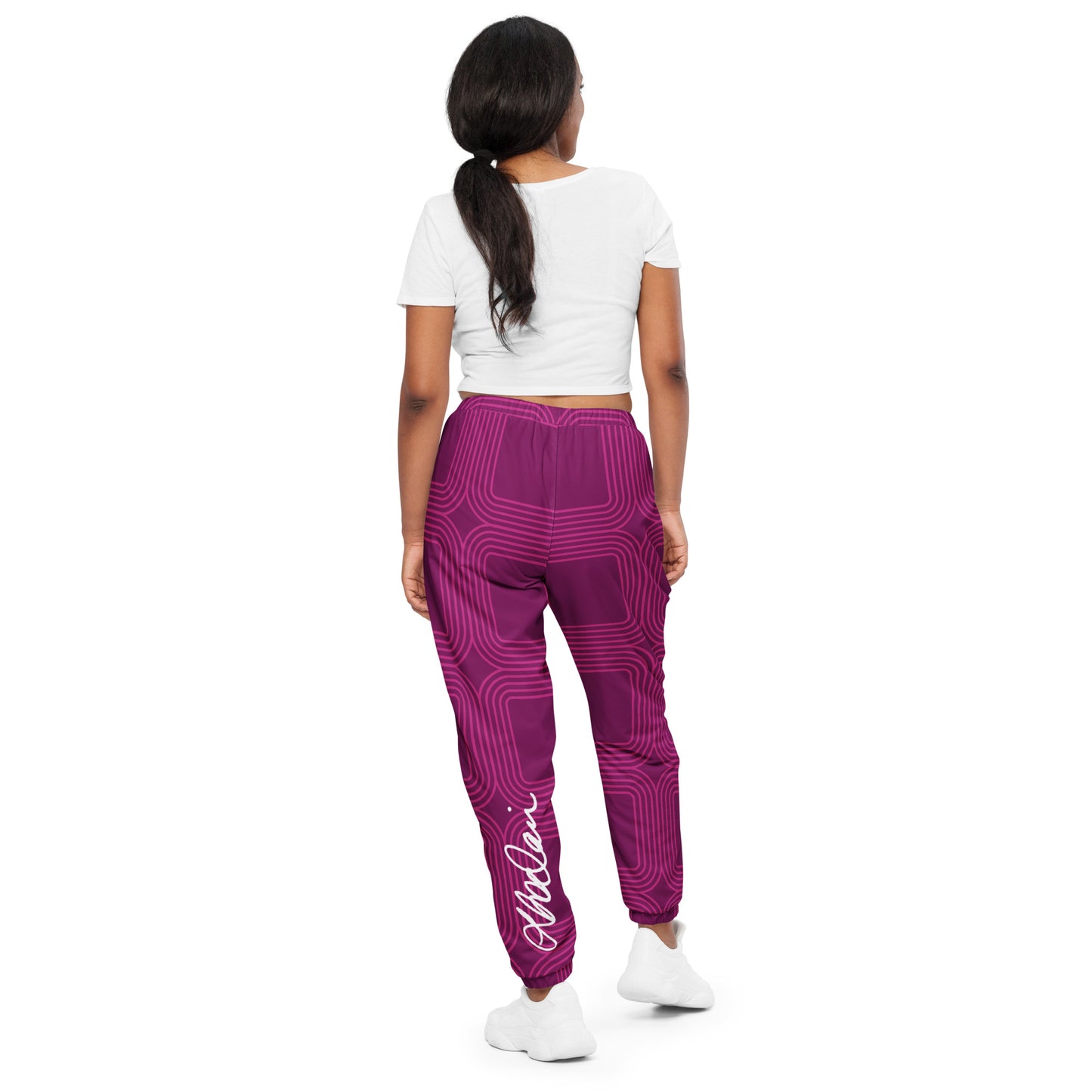 Unisex track pants "Lavender Collage"