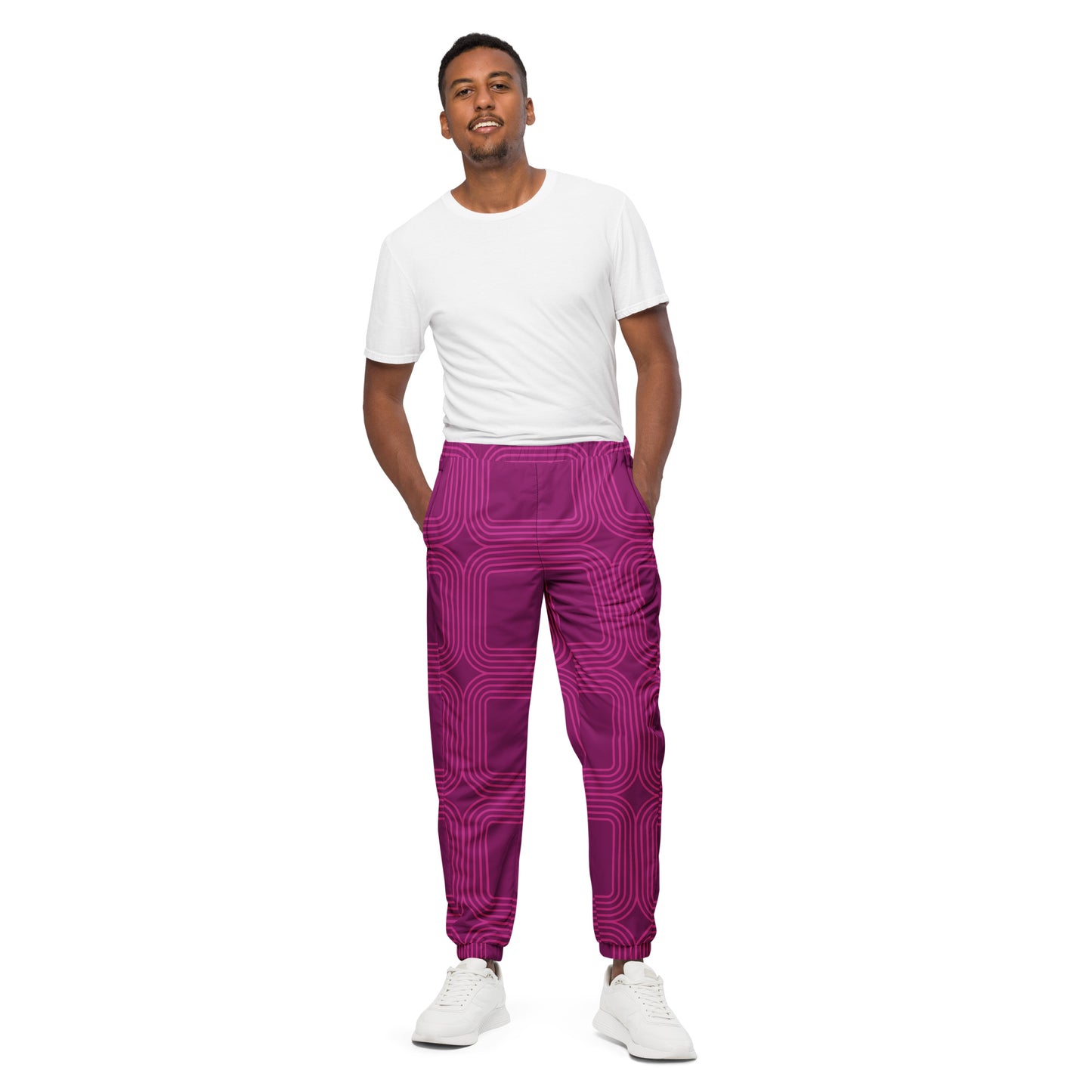 Unisex track pants "Lavender Collage"