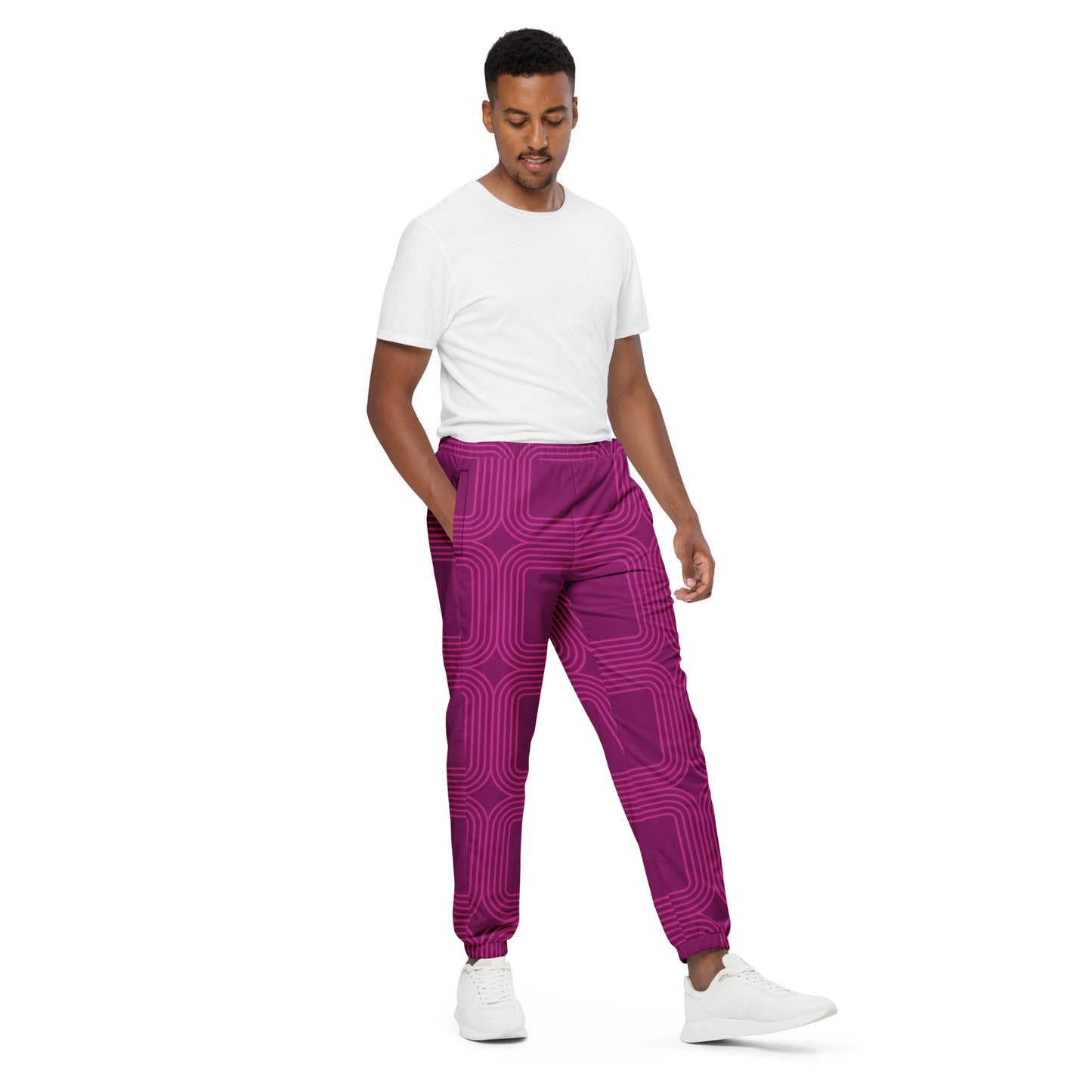 Unisex track pants "Lavender Collage"