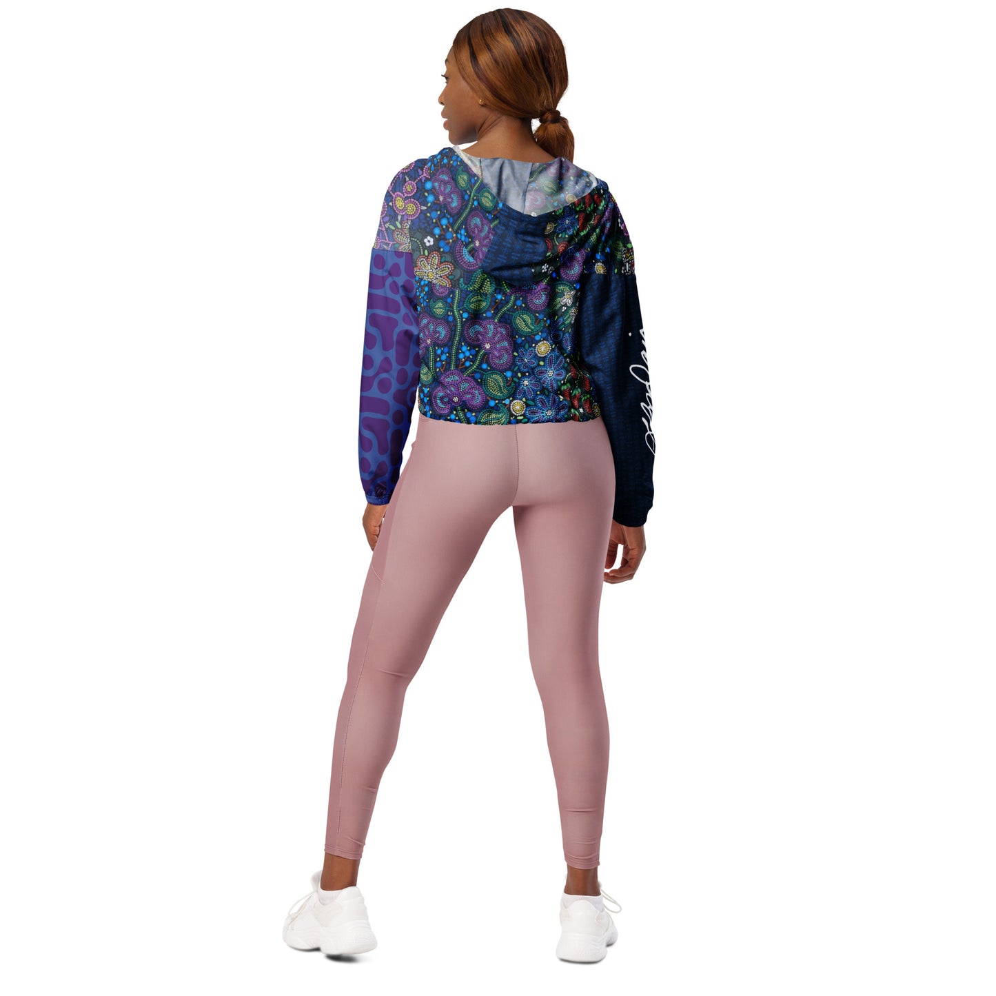 Women’s cropped windbreaker "Seeds & Berries"