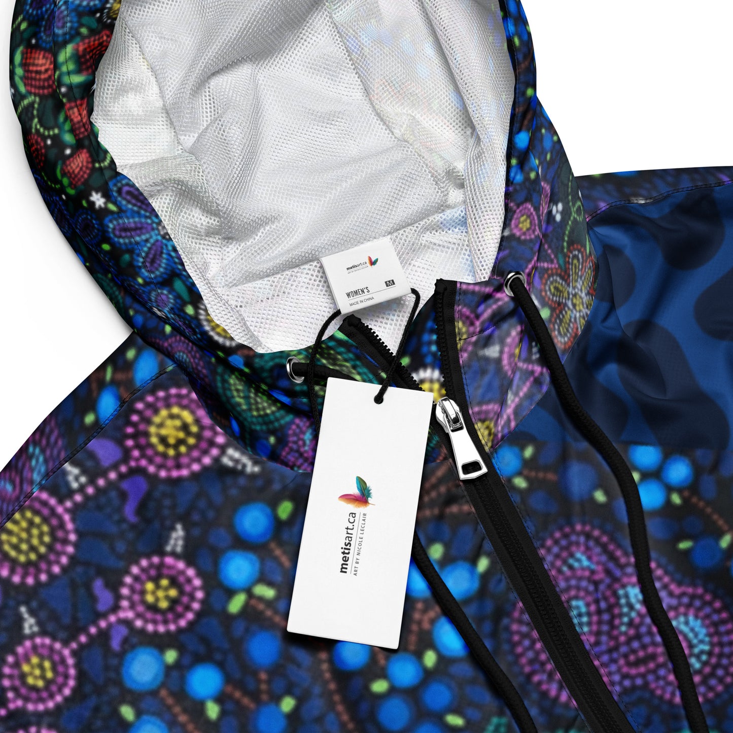 Women’s cropped windbreaker "Seeds & Berries"