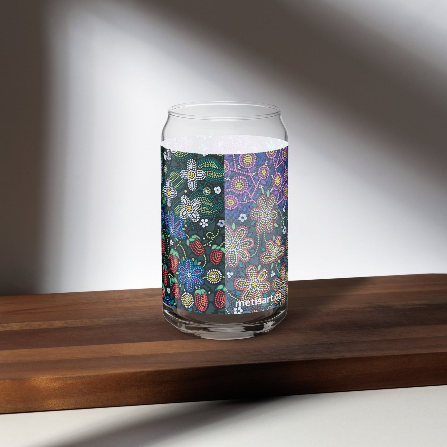 Can-shaped glass "Seeds & Berries"