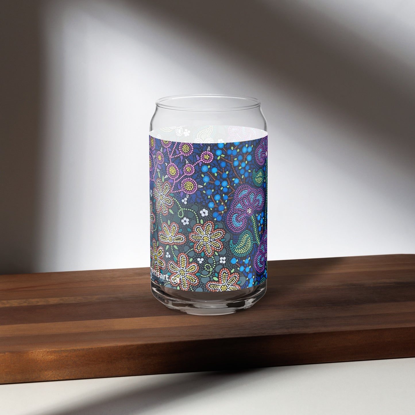 Can-shaped glass "Seeds & Berries"