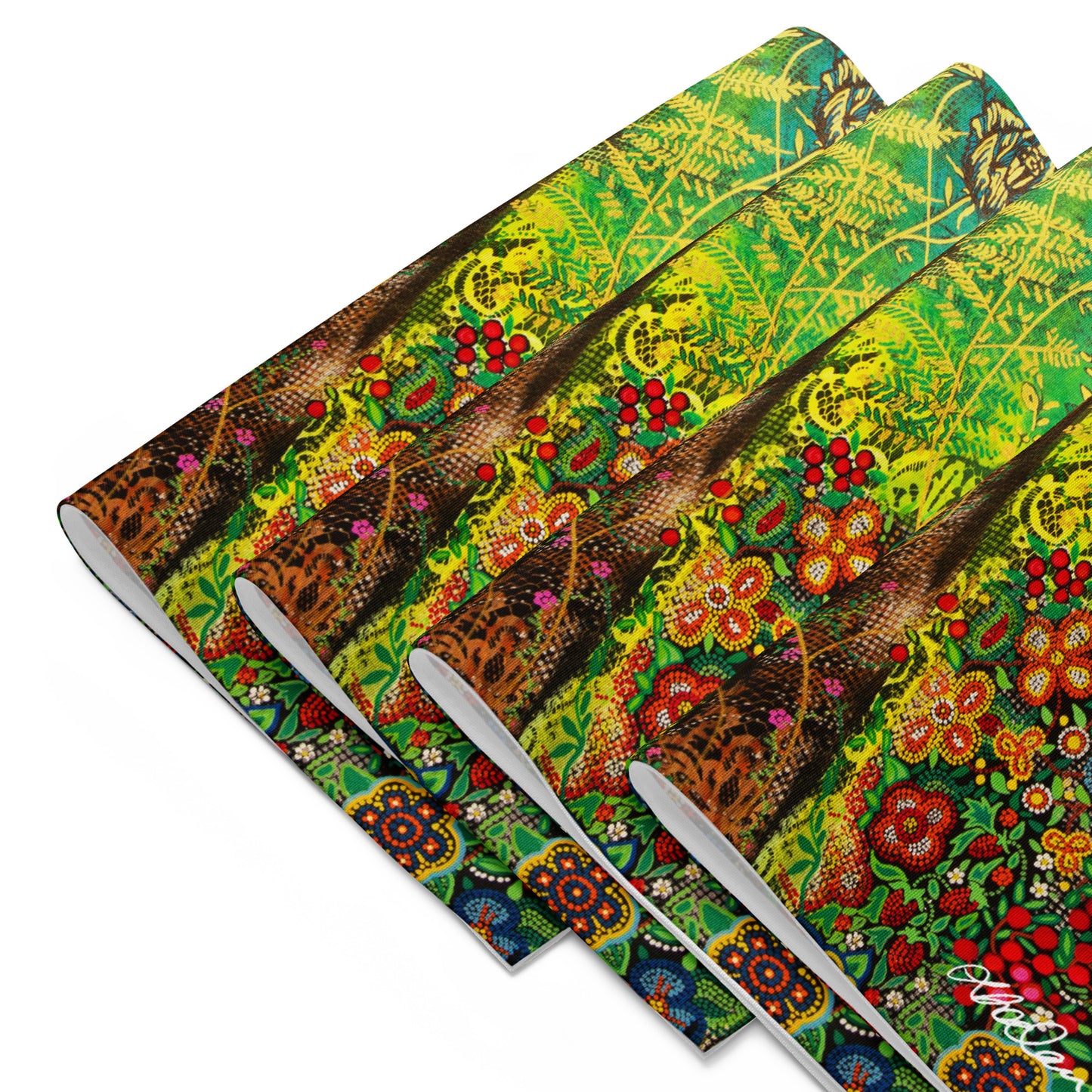 Placemat Set of 4 "Green Forest"
