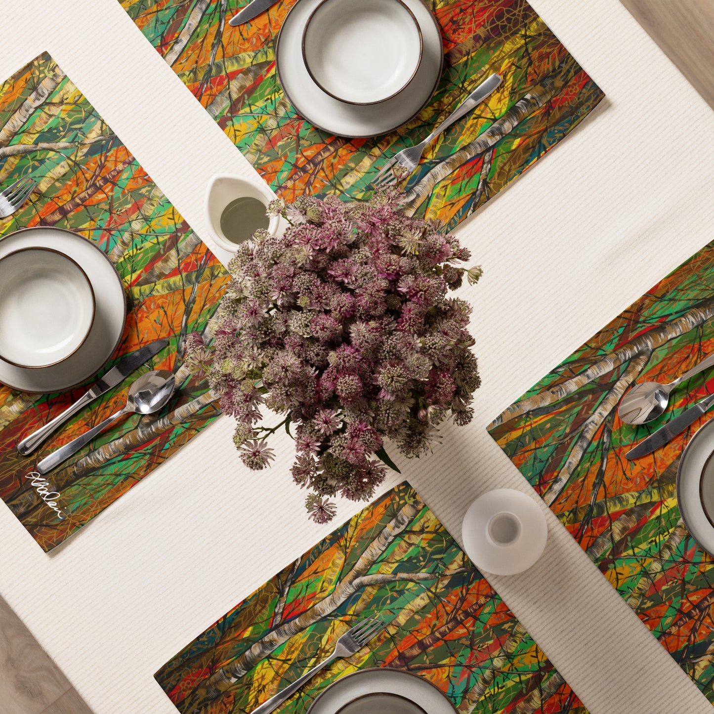Placemat Set of 4 "Lost Forest"