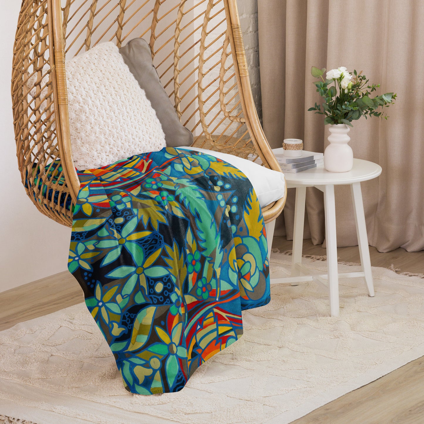 Sherpa blanket "Fire Within"