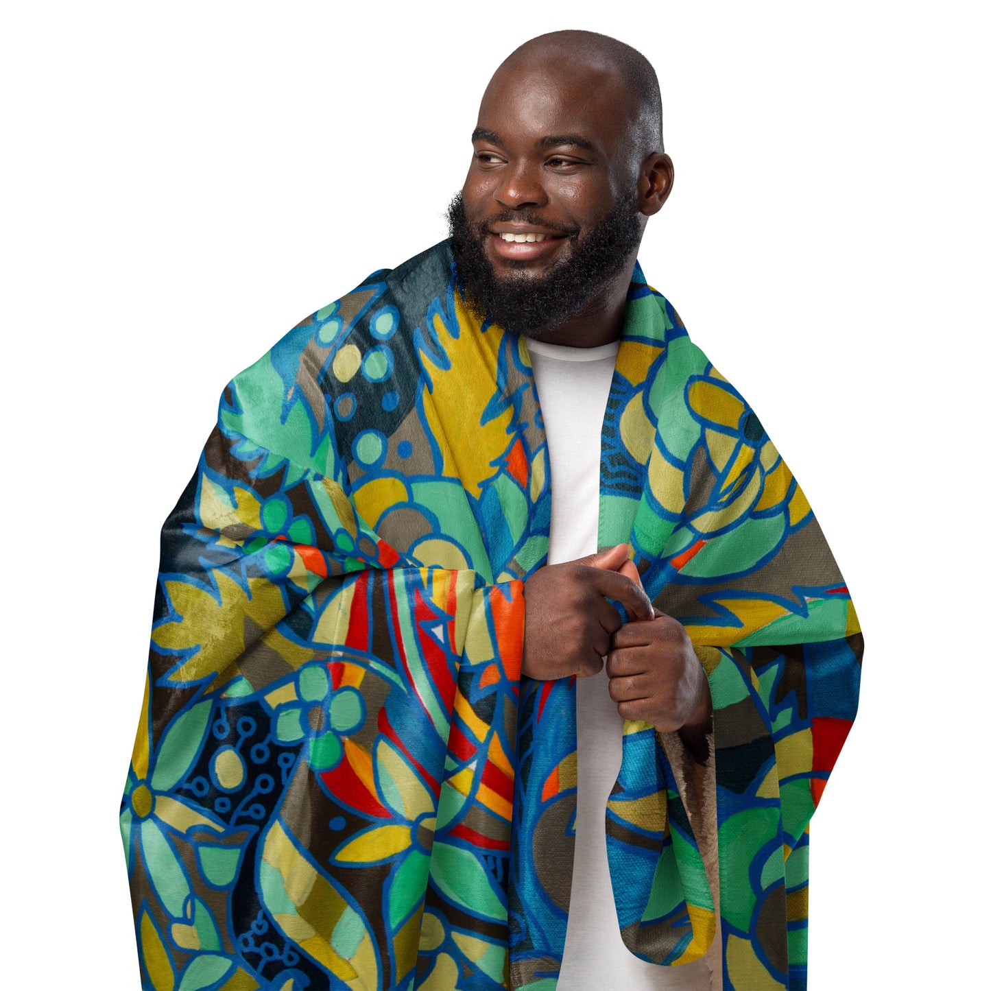 Sherpa blanket "Fire Within"
