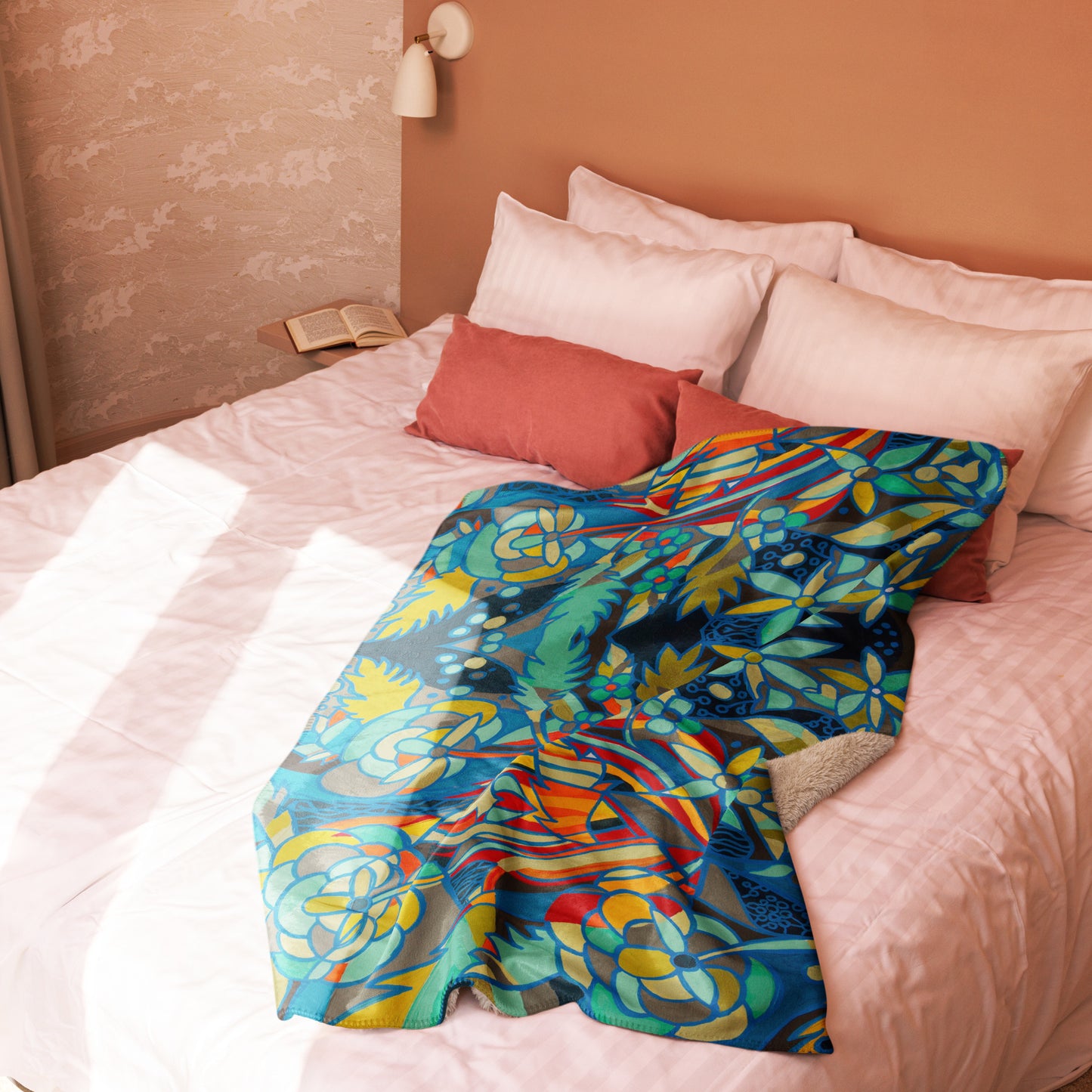 Sherpa blanket "Fire Within"