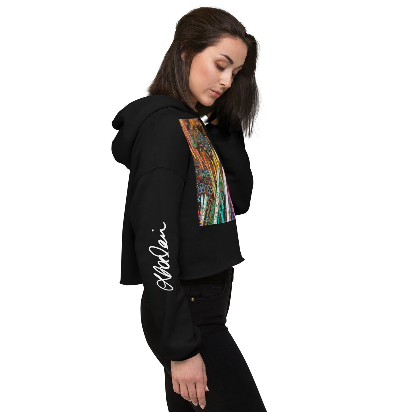 Crop Hoodie "Metis Burst"