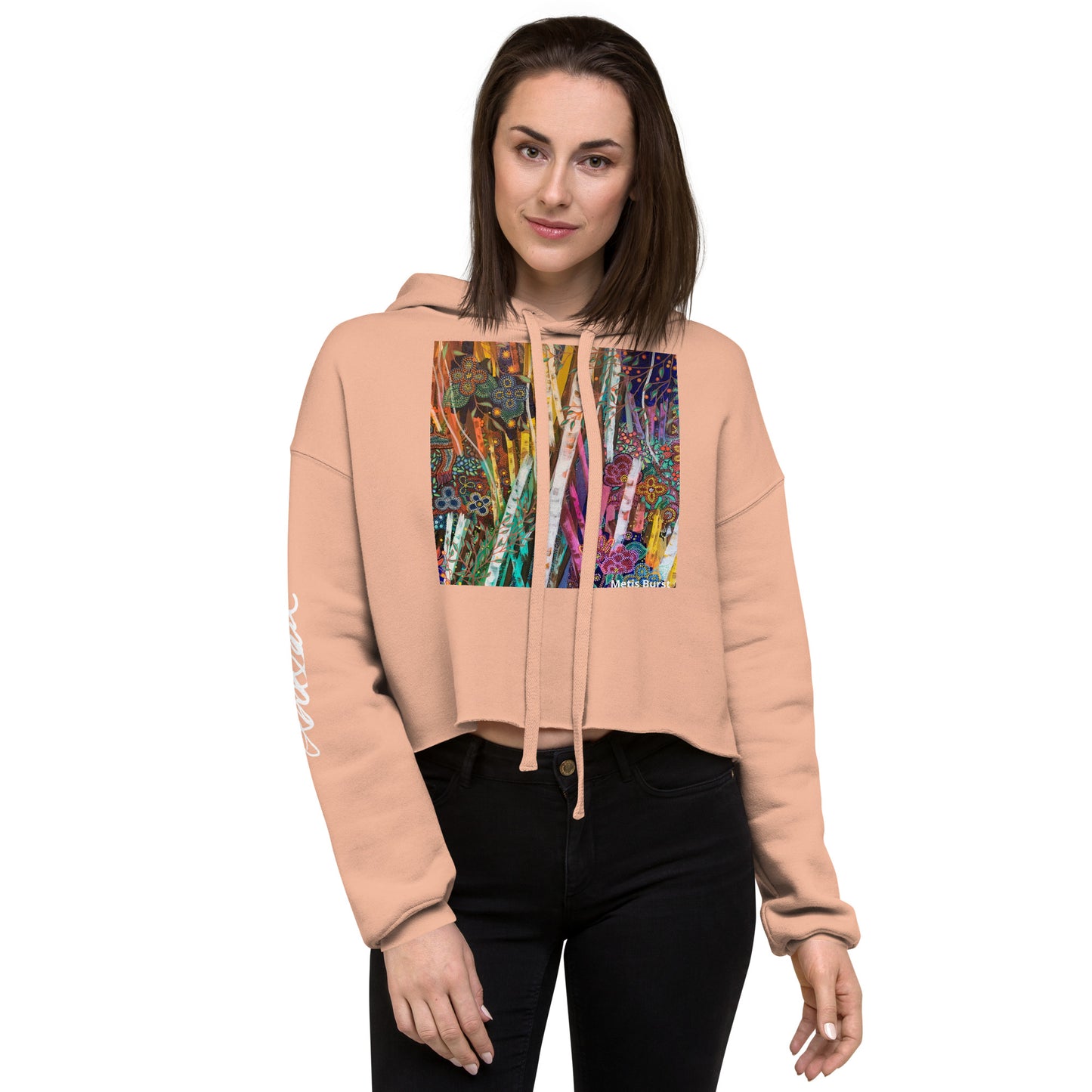 Crop Hoodie "Metis Burst"