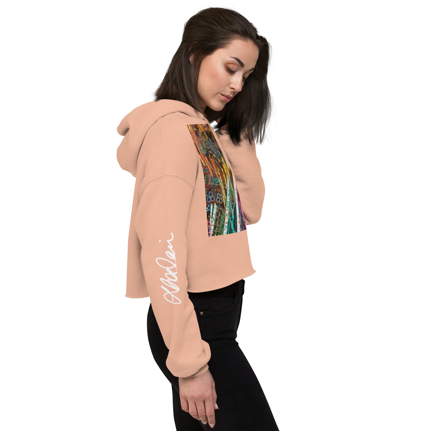 Crop Hoodie "Metis Burst"