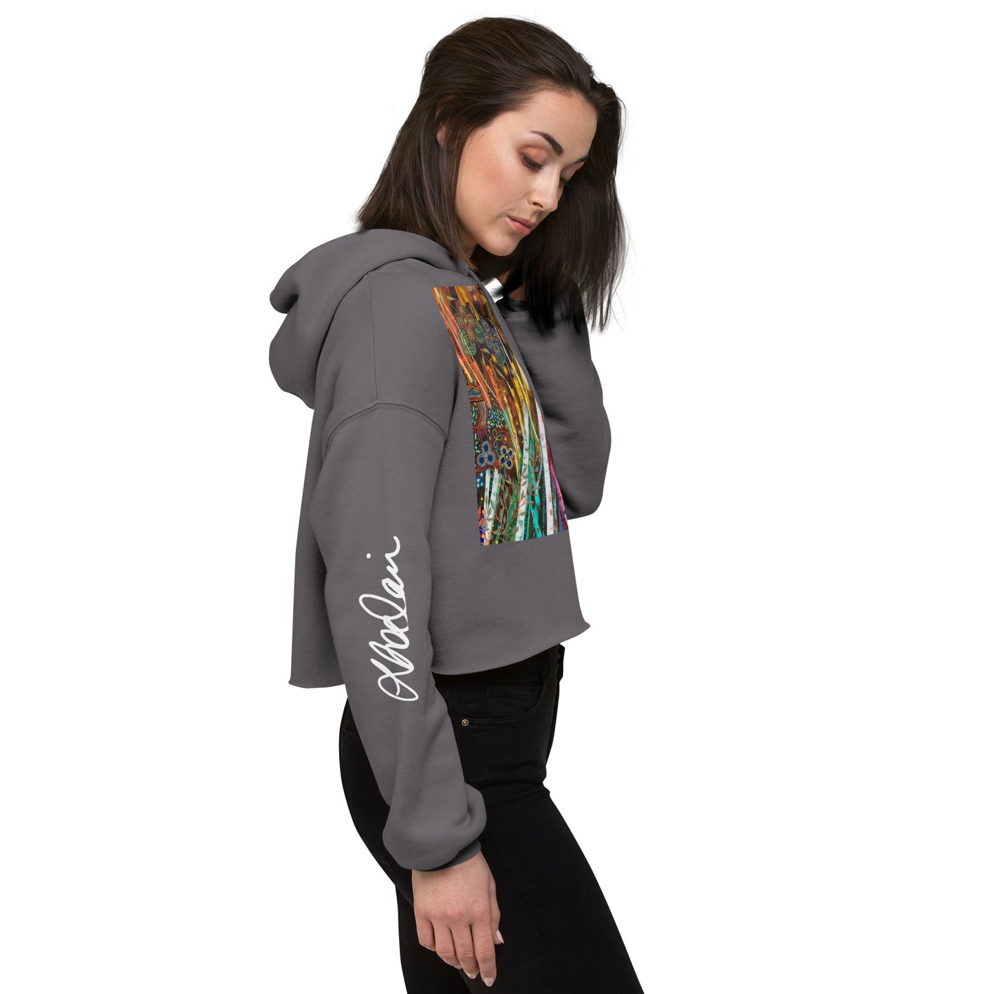 Crop Hoodie "Metis Burst"