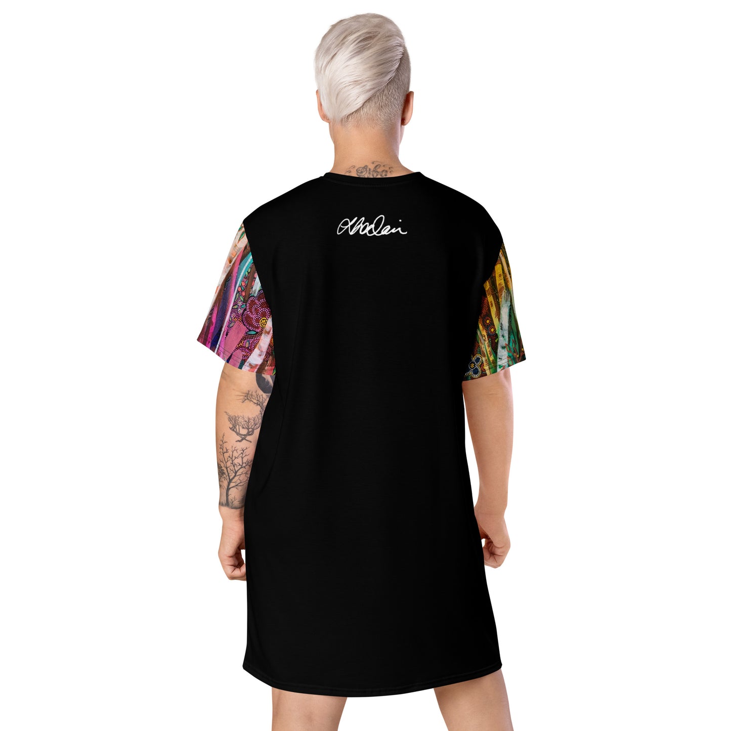 T-shirt dress "Metis Burst"