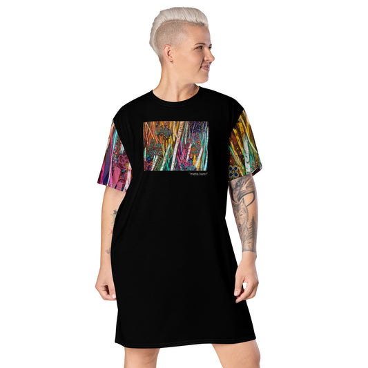 T-shirt dress "Metis Burst"