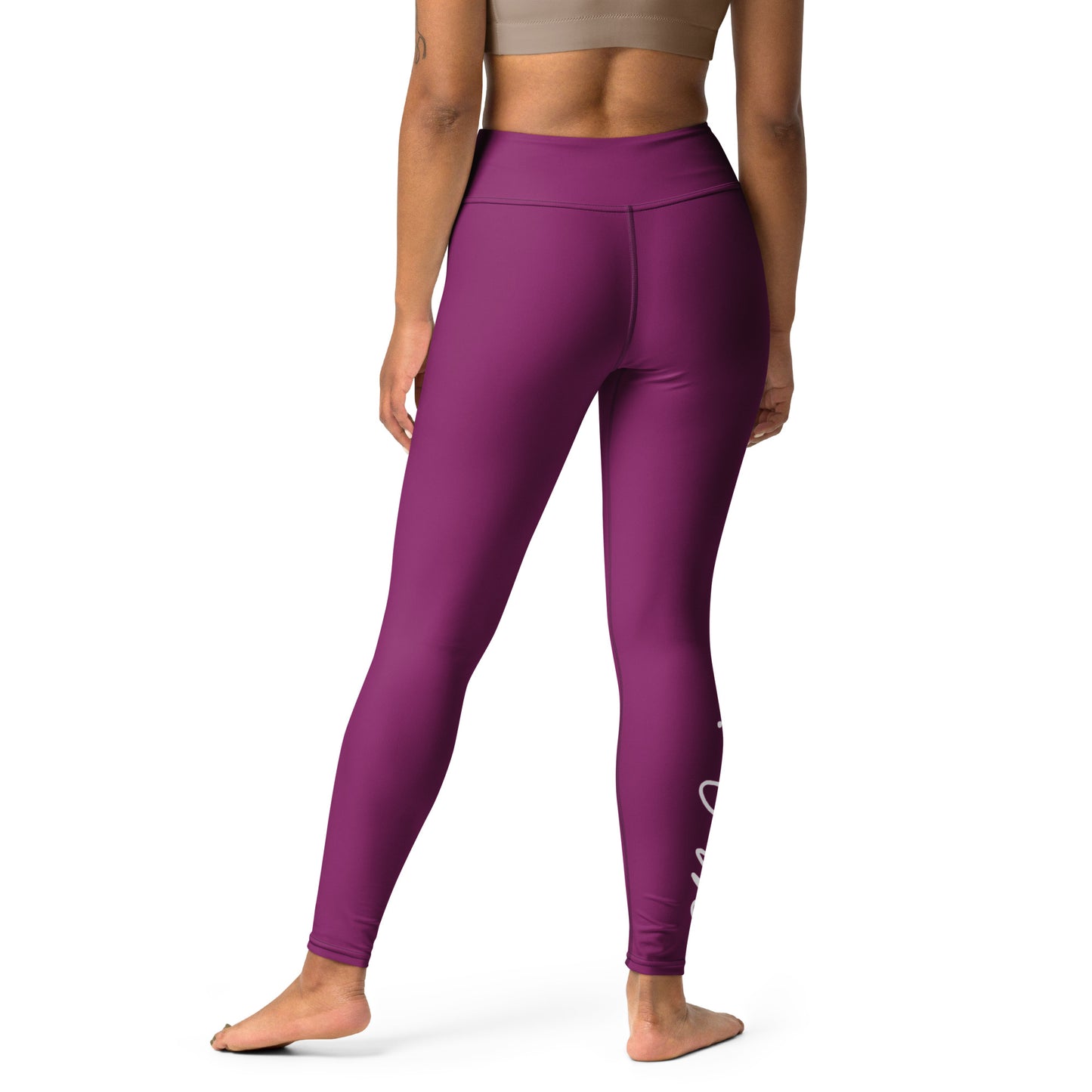 Yoga Leggings "Lavender Collage 2"