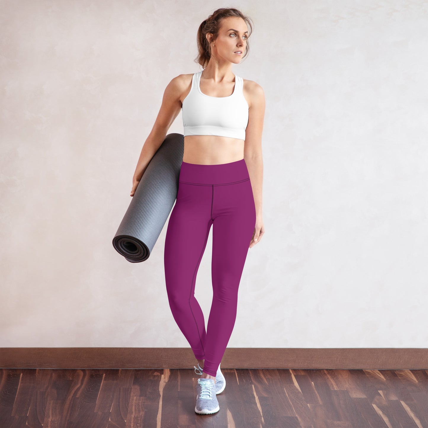 Yoga Leggings "Lavender Collage 2"